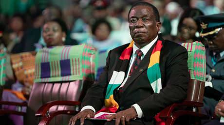 El presidente de Zimbabue, Emmerson Mnangagwa