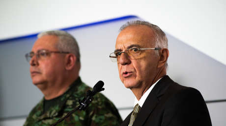 Hospitalizan al ministro de Defensa de Colombia