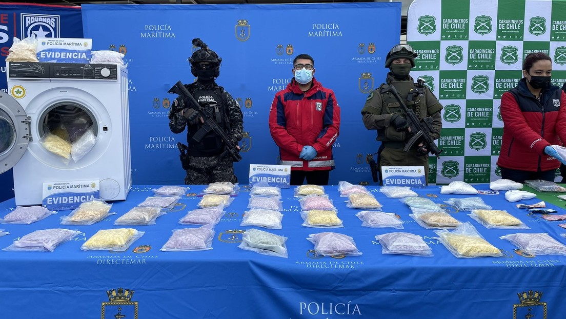 Incautan en Chile el mayor alijo de droga sintética de la historia de Sudamérica