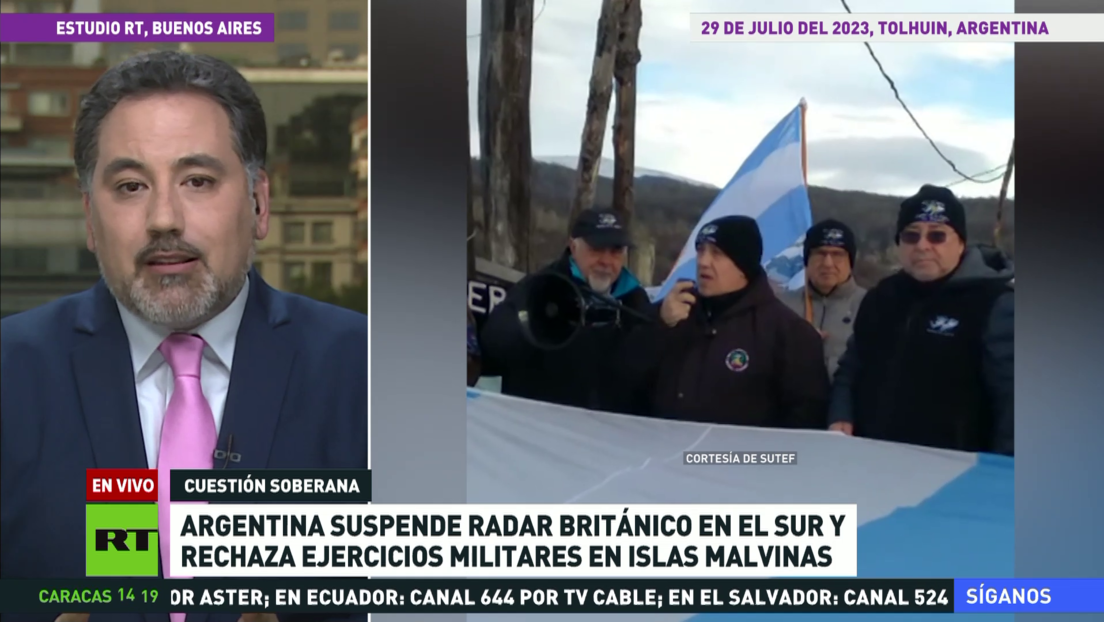 Argentina califica de "injustificada demostración de fuerza" los ejercicios militares del Reino Unido en las Malvinas