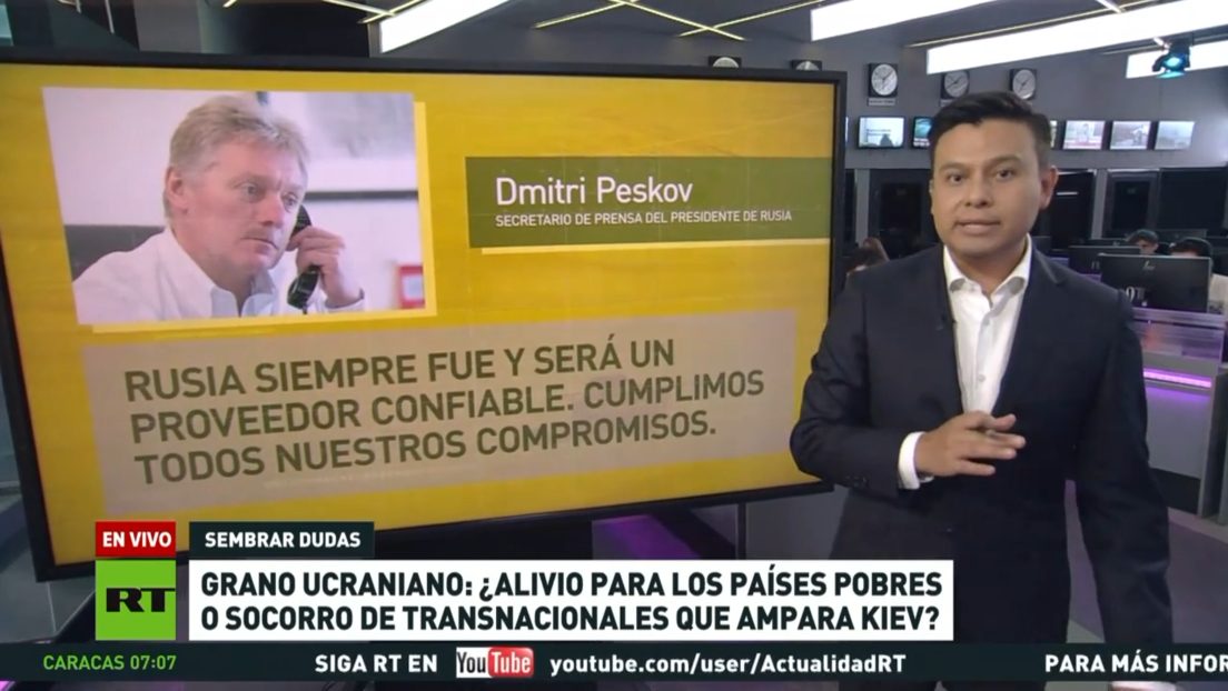 Grano ucraniano: ¿Alivio para los países pobres o socorro de transnacionales que ampara Kiev?