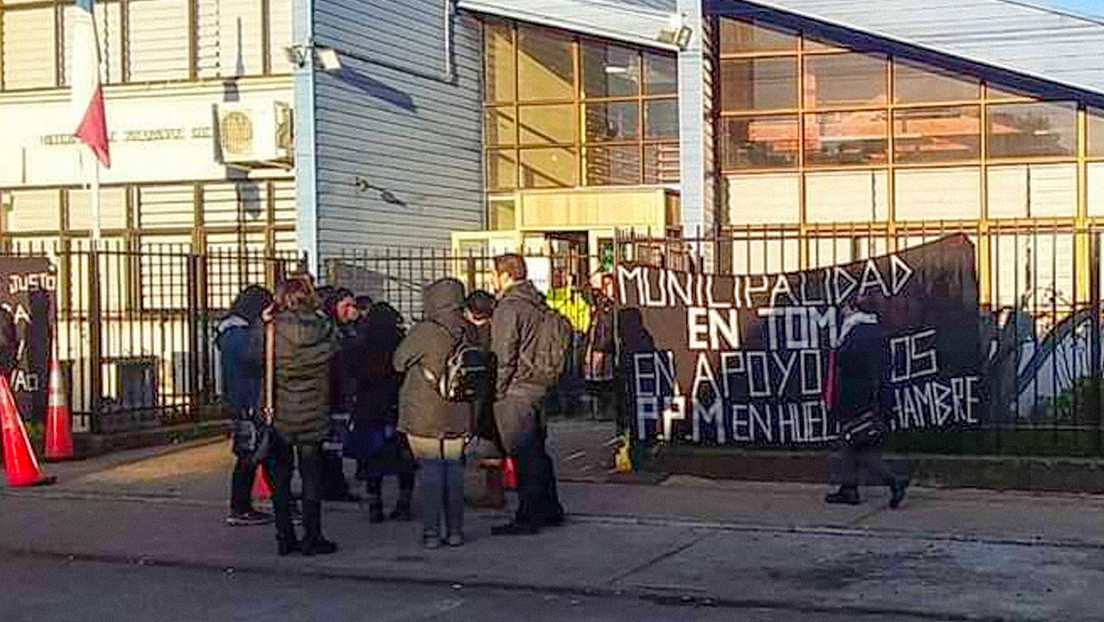 Indígenas mapuches protestan en La Araucanía chilena y toman edificio municipal de Ercilla