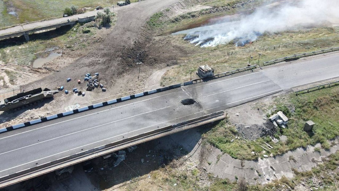 Ucrania lanza un ataque con misiles cerca del puente de Chongar, en el norte de Crimea