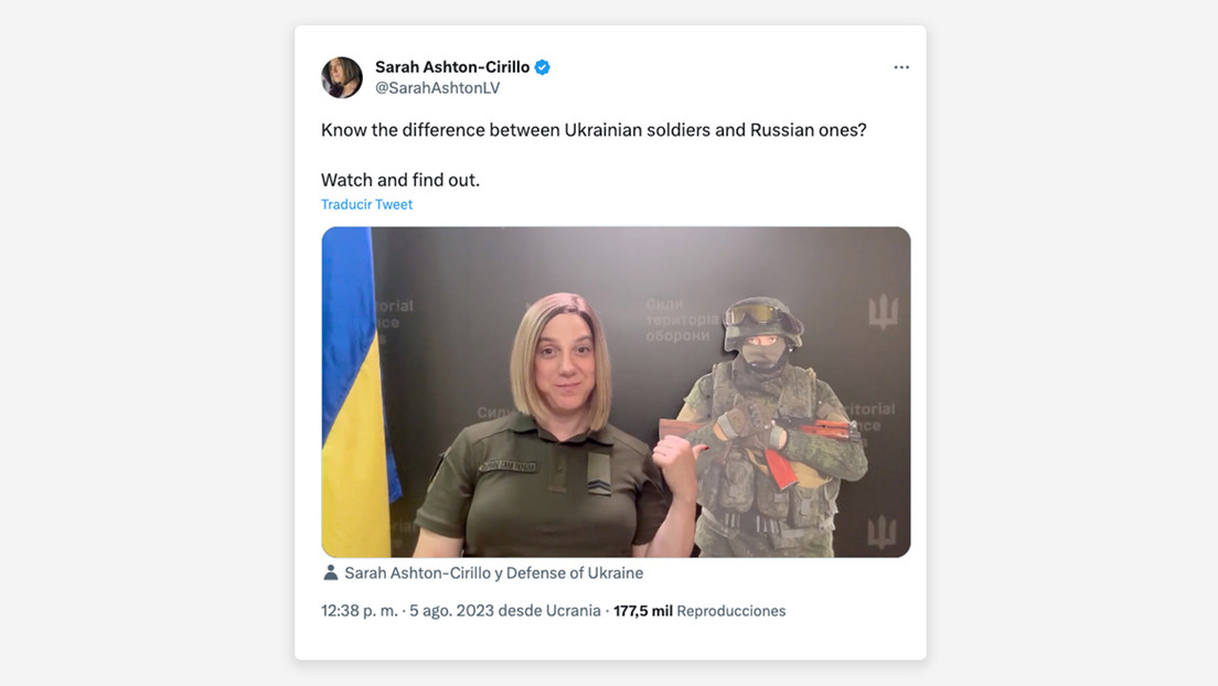 Los militares rusos "no son humanos", afirma la portavoz de las FF. AA. ucranianas para Occidente