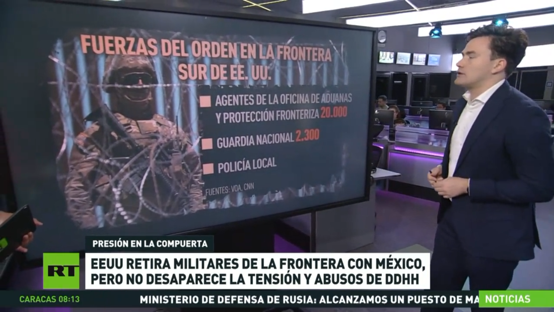 EE.UU. retira militares de la frontera con México pero no desaparecen la tensión y los abusos de DD.HH.