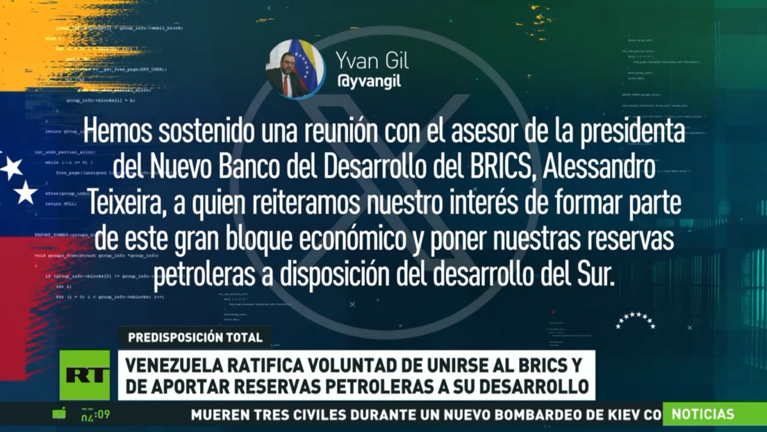 Venezuela Ratifica Su Voluntad De Unirse Al BRICS Y Aportar Reservas ...