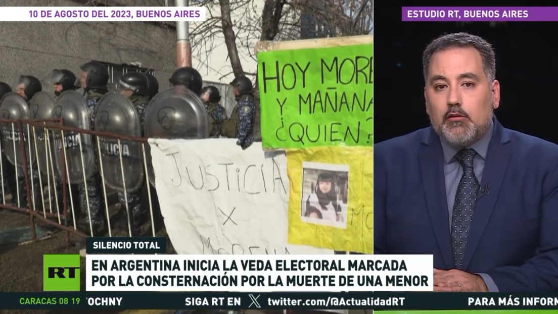 Argentina inicia la veda electoral con la consternación por la muerte de una menor