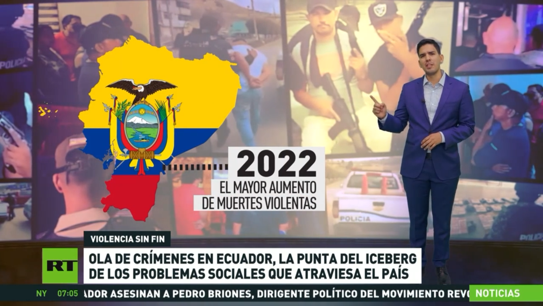 Ola de crímenes en Ecuador, la punta del iceberg de los problemas sociales que atraviesa el país