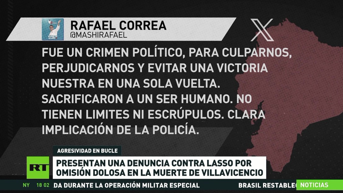 En Ecuador Presentan Una Denuncia Contra Lasso Por Omisión Dolosa En La Muerte Del Candidato 4279