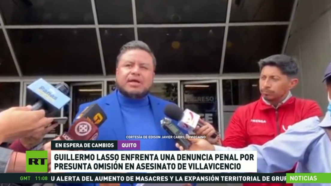 Guillermo Lasso enfrenta una denuncia penal por presunta omisión dolosa en asesinato de Villavicencio