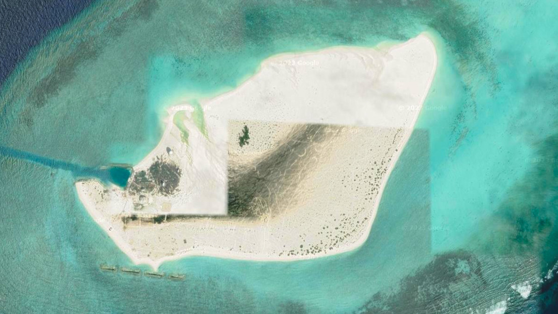 China podría estar construyendo una pista de aterrizaje en una isla en disputa