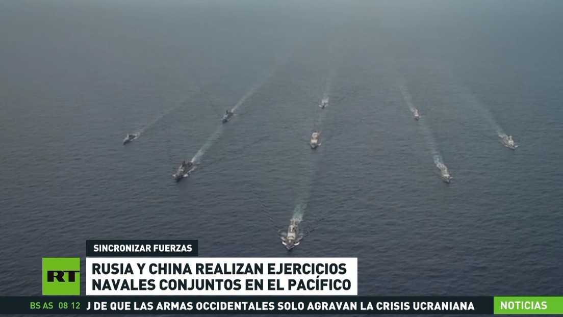 Rusia y China realizan ejercicios navales conjuntos en el Pacífico