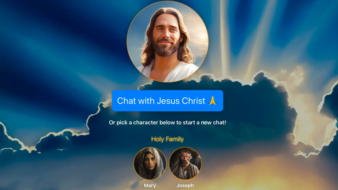 Lanzan una aplicación con ChatGPT que permite a los usuarios enviar mensajes a Jesús