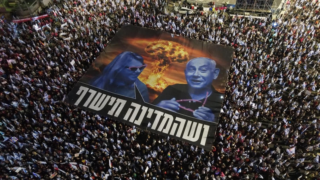 100.000 personas protestan en Tel Aviv contra el Gobierno de Netanyahu (VIDEO)