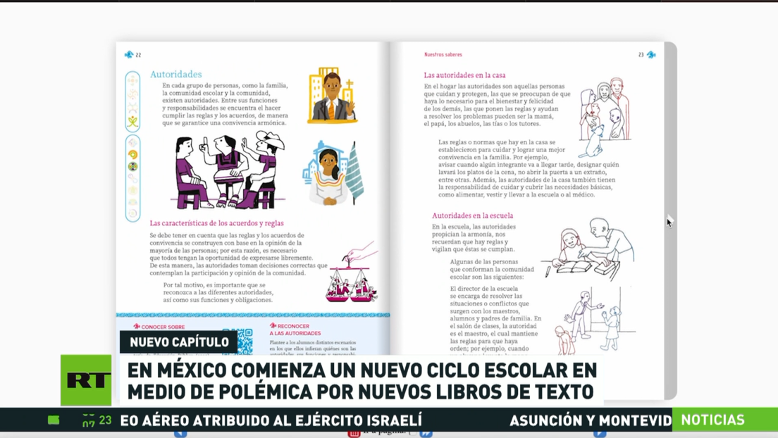 Inicia un nuevo ciclo escolar en México en medio de polémica por libros de texto