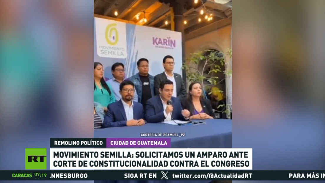 Movimiento Semilla denuncia el abuso de poder del Congreso de Guatemala ante la Corte de Constitucionalidad