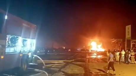 VIDEO: Momento de la explosión en una gasolinera en el sur de Rusia