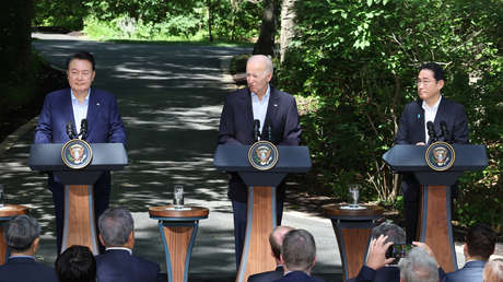 "La voz de Dios" ayuda a Biden durante un discurso (VIDEO)