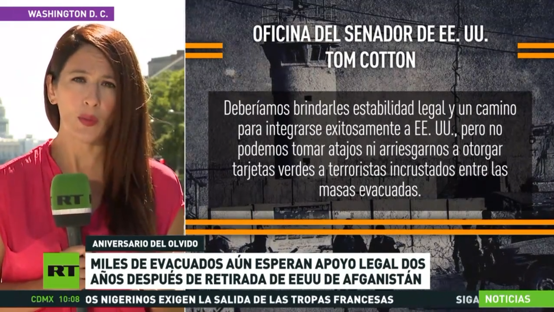 Miles de evacuados aún esperan apoyo legal dos años después de la retirada de EE.UU. de Afganistán