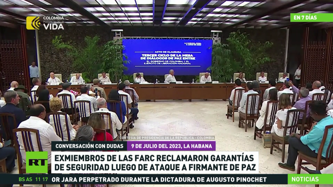 Exmiembros de las FARC reclaman garantías de seguridad luego de ataques a firmantes de paz