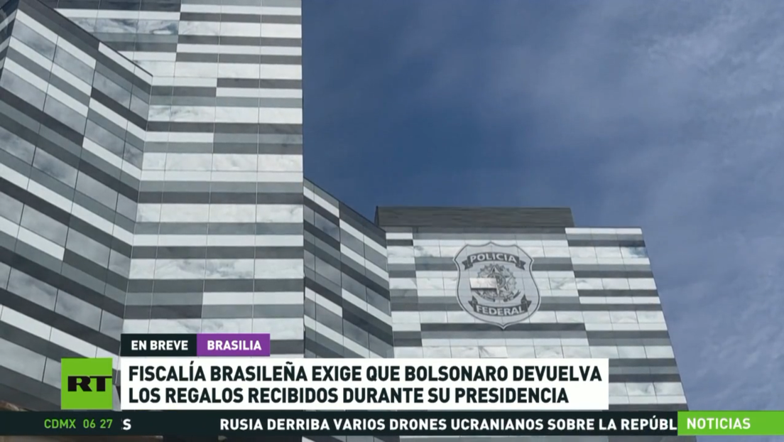 La Fiscalía brasileña exige que Bolsonaro devuelva los regalos recibidos durante su presidencia
