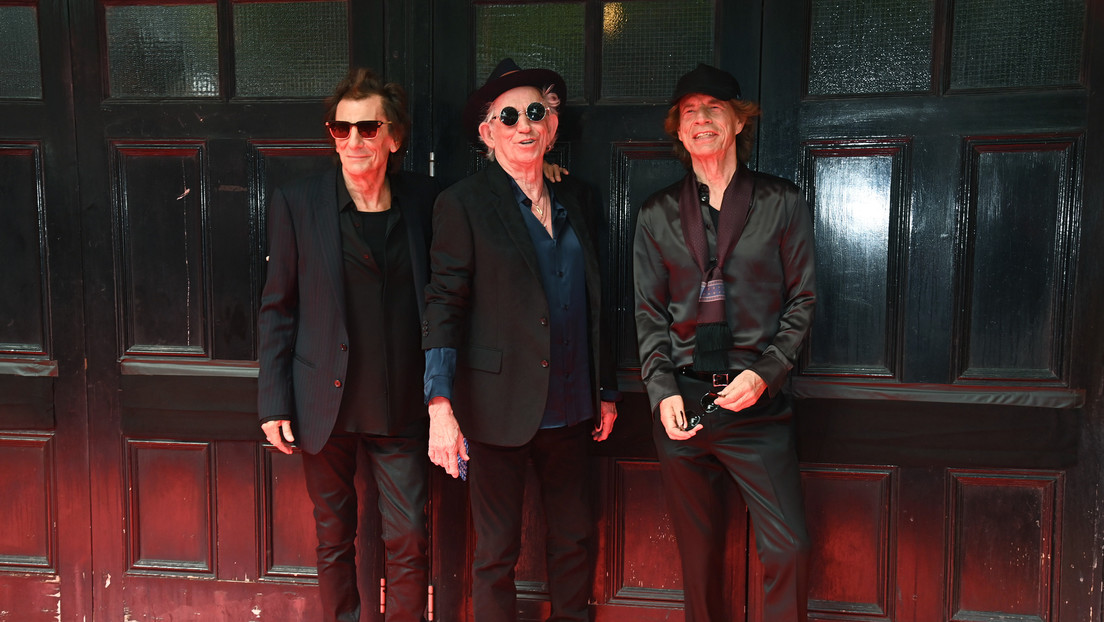 La banda de rock británica The Rolling Stones