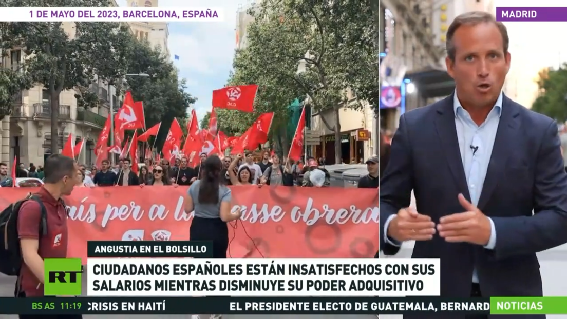 Los ciudadanos españoles están insatisfechos con sus salarios mientras disminuye su poder adquisitivo