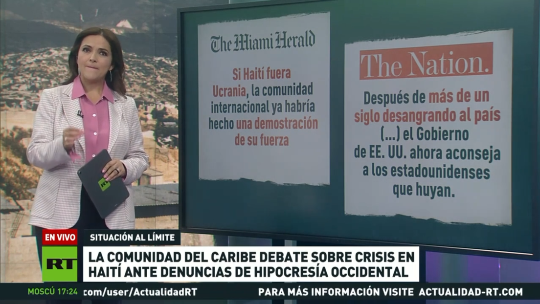 La Comunidad del Caribe debate sobre la crisis en Haití ante denuncias de hipocresía occidental