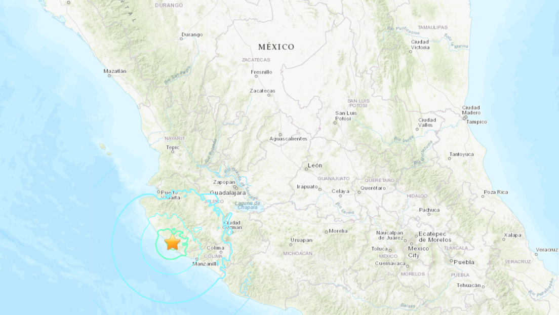 Sismo de magnitud 5,8 se registra al sur del estado mexicano de Jalisco