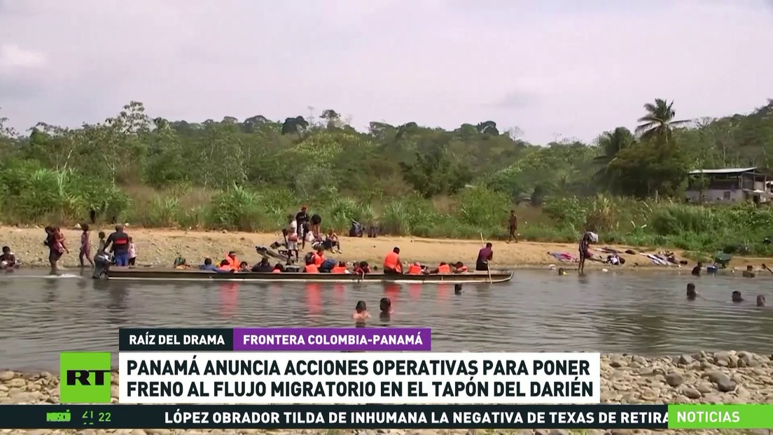 Panamá anuncia acciones operativas para poner freno al flujo migratorio en el Tapón del Darién