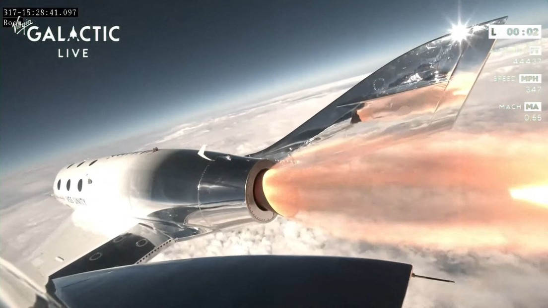 Virgin Galactic envía turistas al espacio por segunda vez en un vuelo suborbital (VIDEOS)