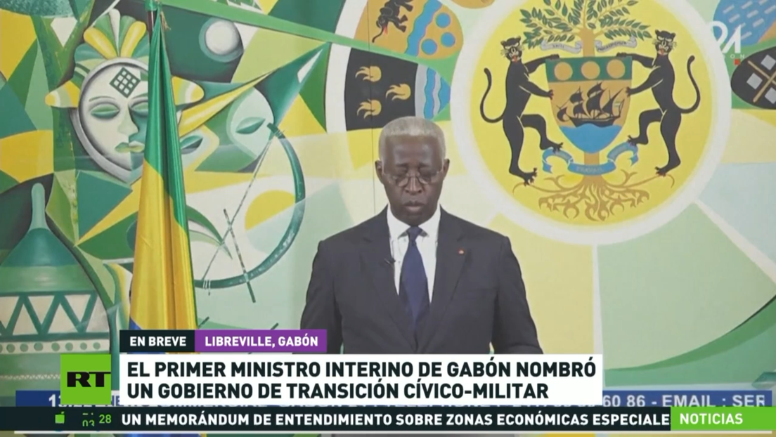 El primer ministro interino de Gabón nombra un nuevo gobierno de transición cívico-militar