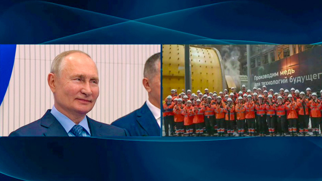 Putin pone en marcha la producción de cobre en el mayor yacimiento de Rusia