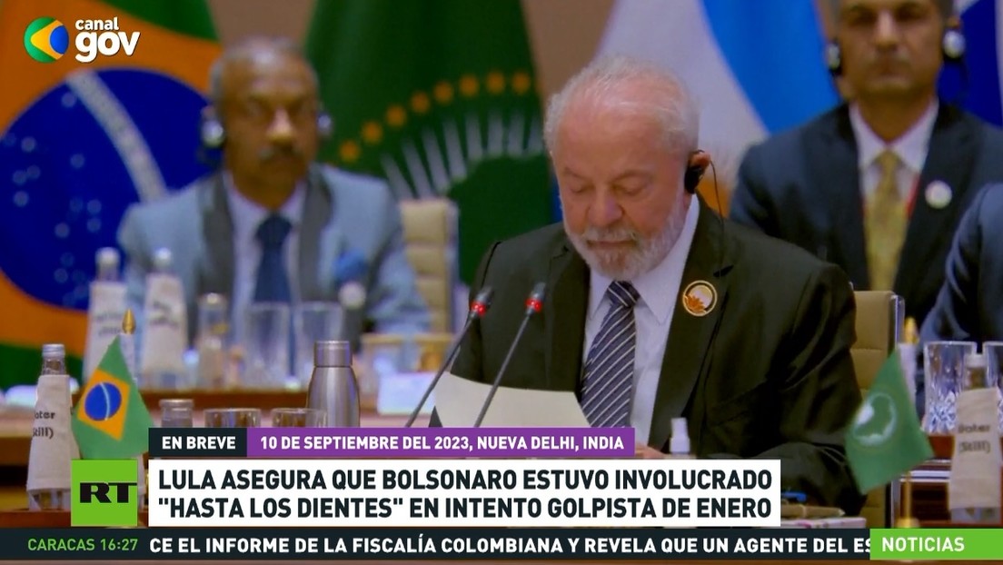 Lula asegura que Bolsonaro estuvo involucrado "hasta los dientes" en el intento de golpe de Estado