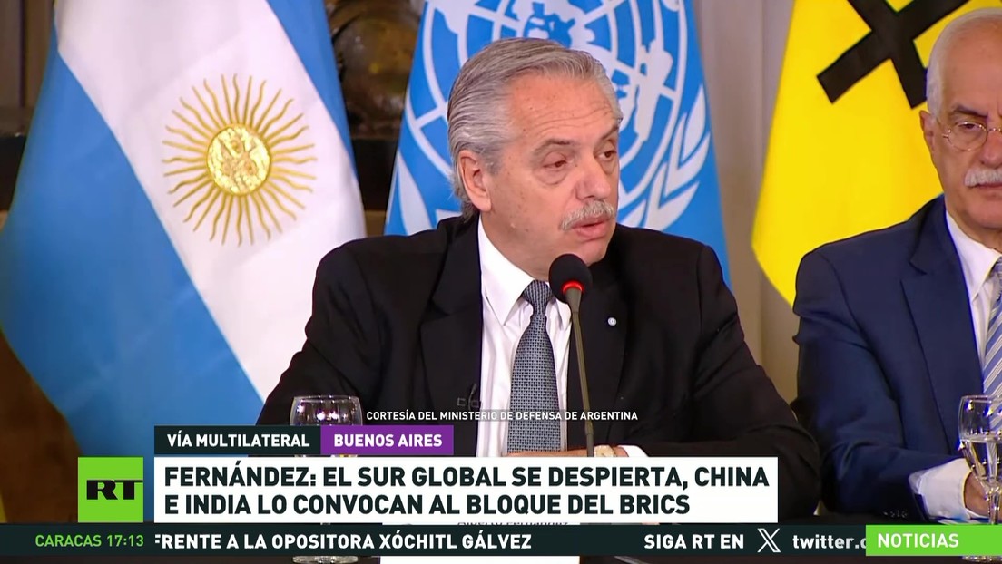 Fernández: El Sur Global se despierta y China e India lo invitan al bloque del BRICS