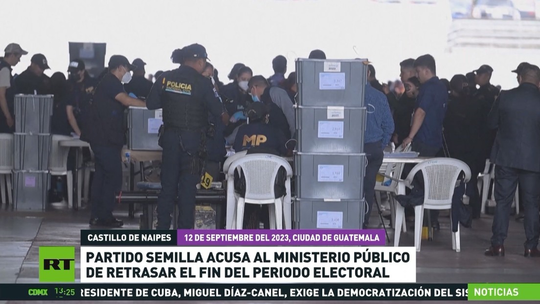 El partido Semilla acusa al Ministerio Público de restrasar el fin del período electoral en Guatemala