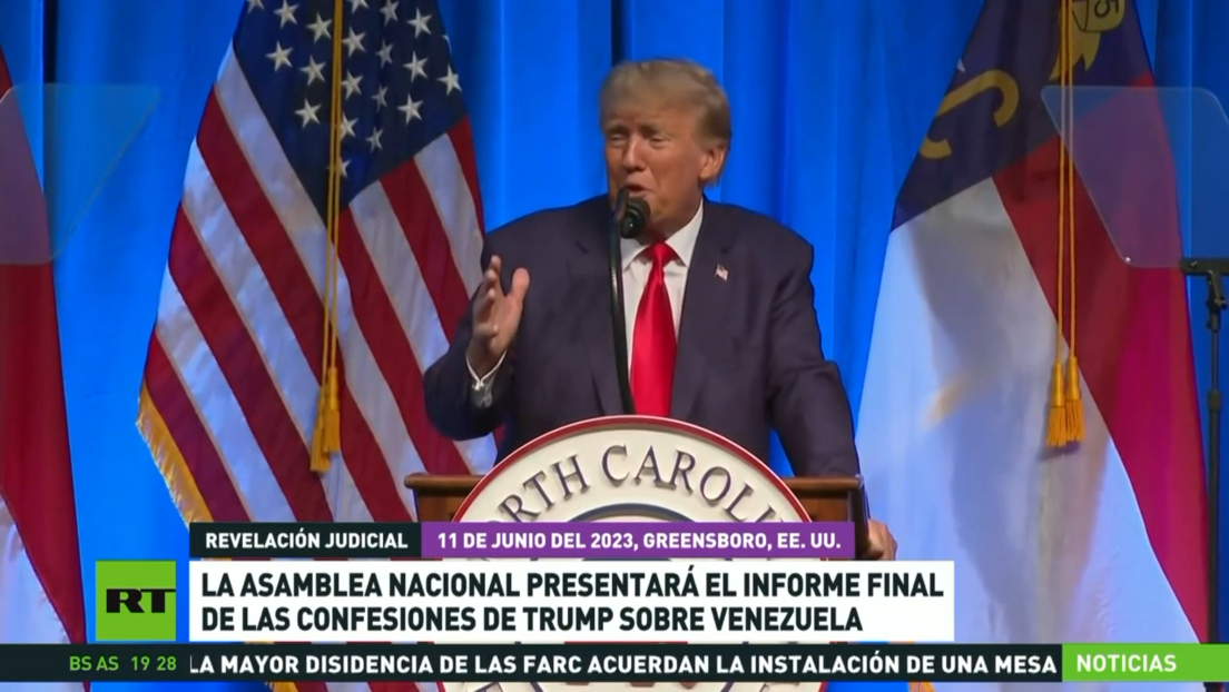 Asamblea Nacional recibirá el informe final sobre las confesiones de Trump acerca de Venezuela