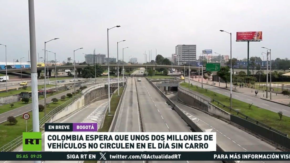 Colombia espera que unos 2 millones de vehículos no circulen en el Día sin Carro