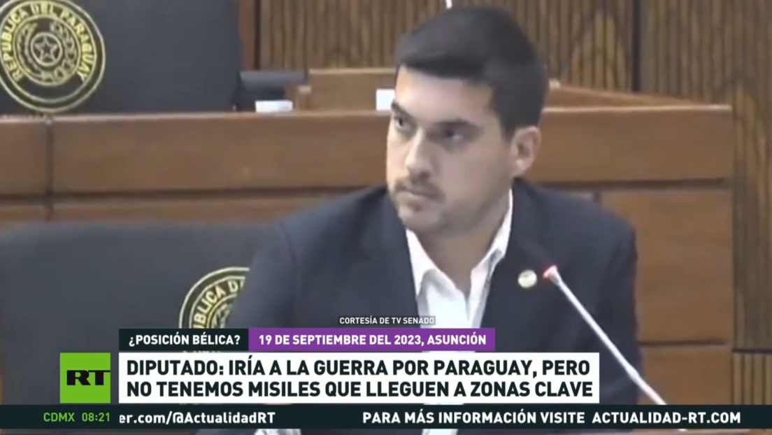 Polémica por discurso de diputado paraguayo que iría a la guerra en medio de roces con Argentina