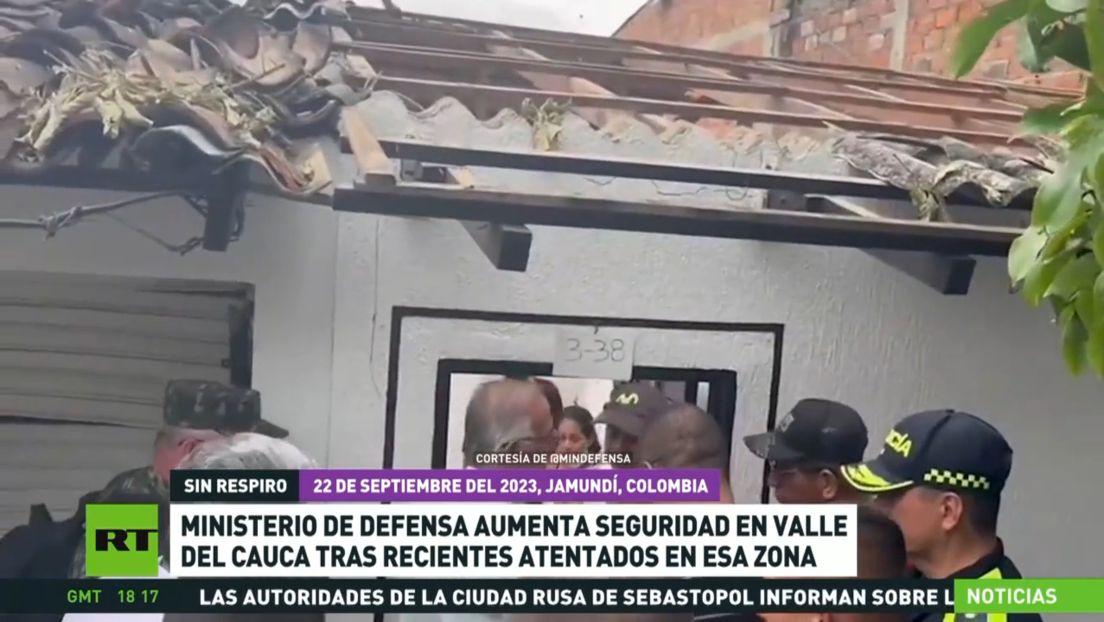 Ministerio de Seguridad de Colombia aumenta la seguridad en el Valle del Cauca tras recientes atentados en esa zona