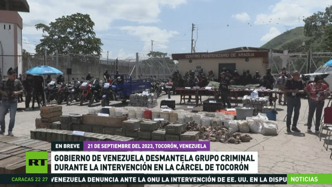 Gobierno de Venezuela desmantela grupo criminal durante la intervención en la cárcel de Tocorón