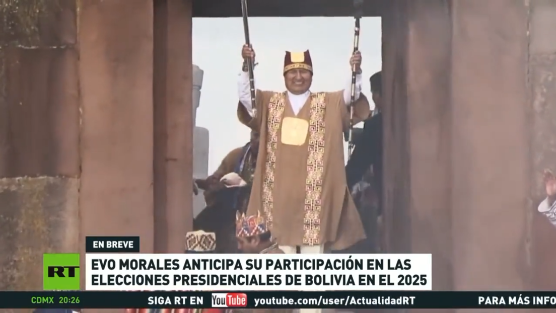 Evo Morales anuncia su participación en las elecciones presidenciales de Bolivia del 2025