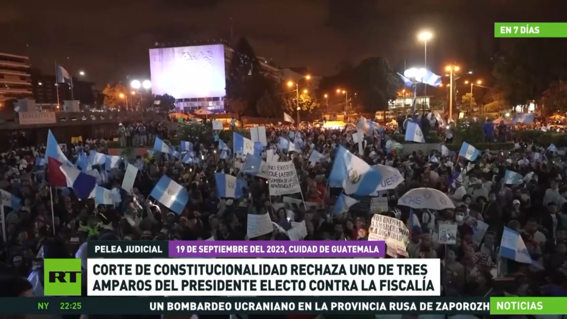 La Corte de Constitucionalidad de Guatemala rechaza uno de tres amparos del presidente electo contra la Fiscalía