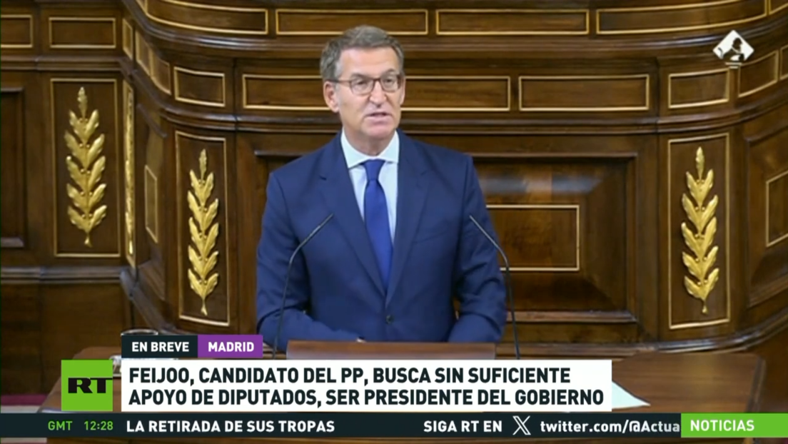 El candidato del PP busca ser presidente del Gobierno de España sin suficiente apoyo parlamentario