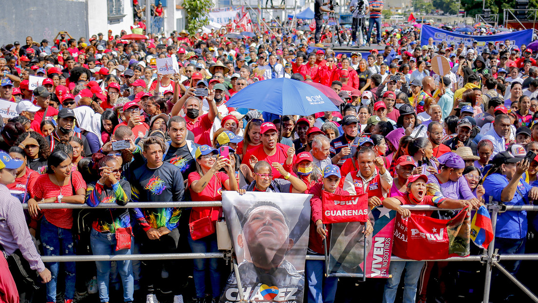 Venezolanos marchan en defensa de la soberanía del Esequibo