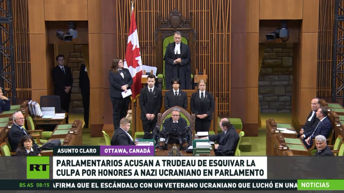 Parlamentarios acusan a Trudeau de esquivar la culpa por honores al veterano nazi
