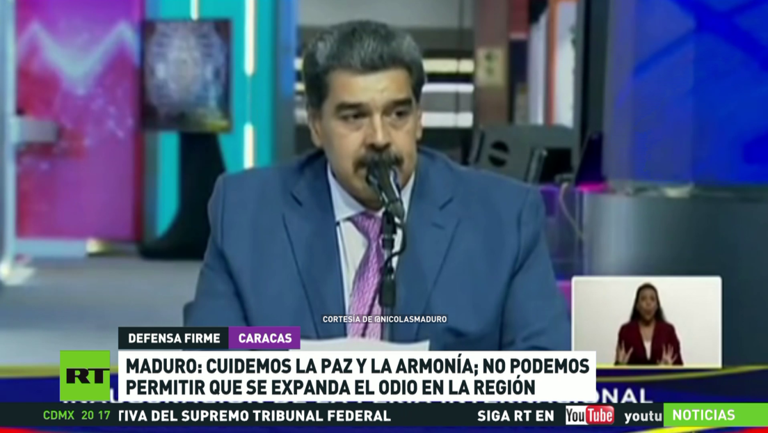 Maduro: Cuidemos la paz y la armonía, no podemos permitir que se expanda el odio en Latinoamérica