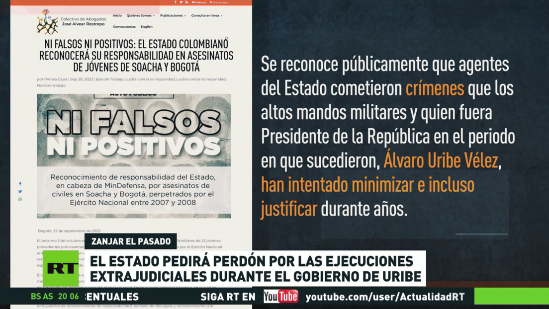 Colombia pedirá perdón por las ejecuciones extrajudiciales durante el gobierno de Uribe