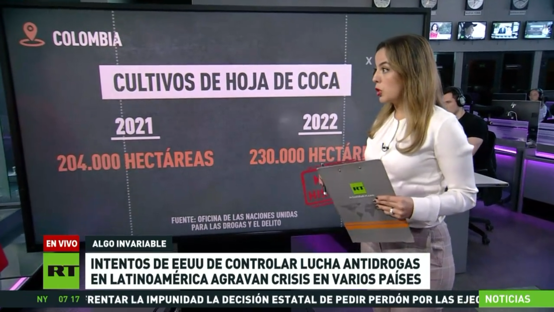 Intentos de EE.UU. de controlar la lucha antidrogas en Latinoamérica agravan la crisis