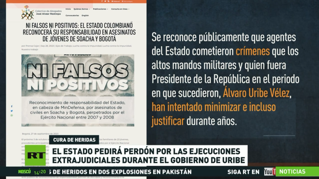 Colombia pedirá perdón por ejecuciones extrajudiciales durante el gobierno de Uribe